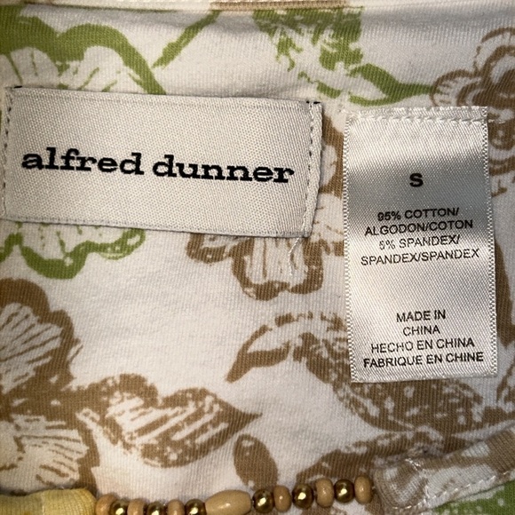 Alfred Dunner Summer Floral Top Size Small - Picture 5 of 5